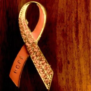 Cancer pin ….if someone is fighting cancer or a loved one this is for them.